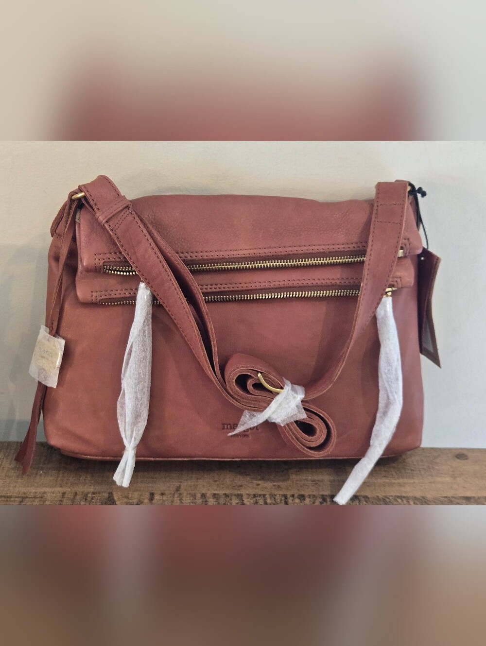 Margot Mickey Hobo crossbody Bag - GENUINE LEATHER
